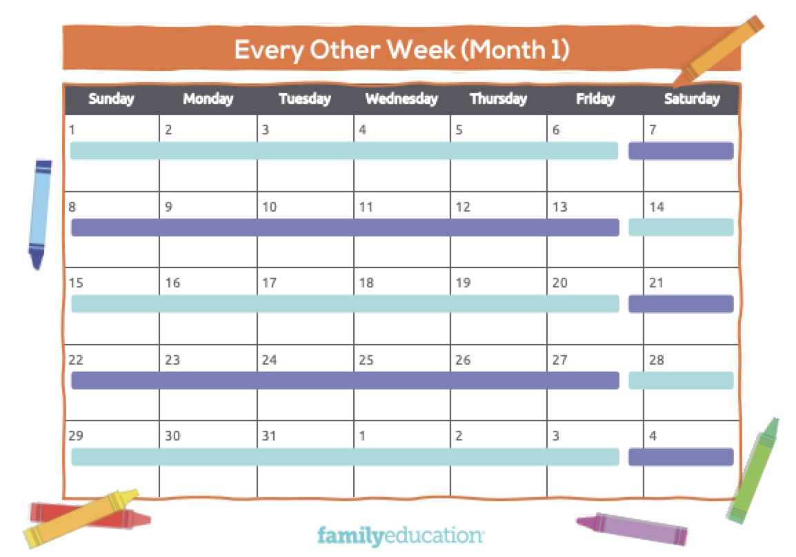 How to Make a Custody Schedule After Divorce (& Free Printable Custody